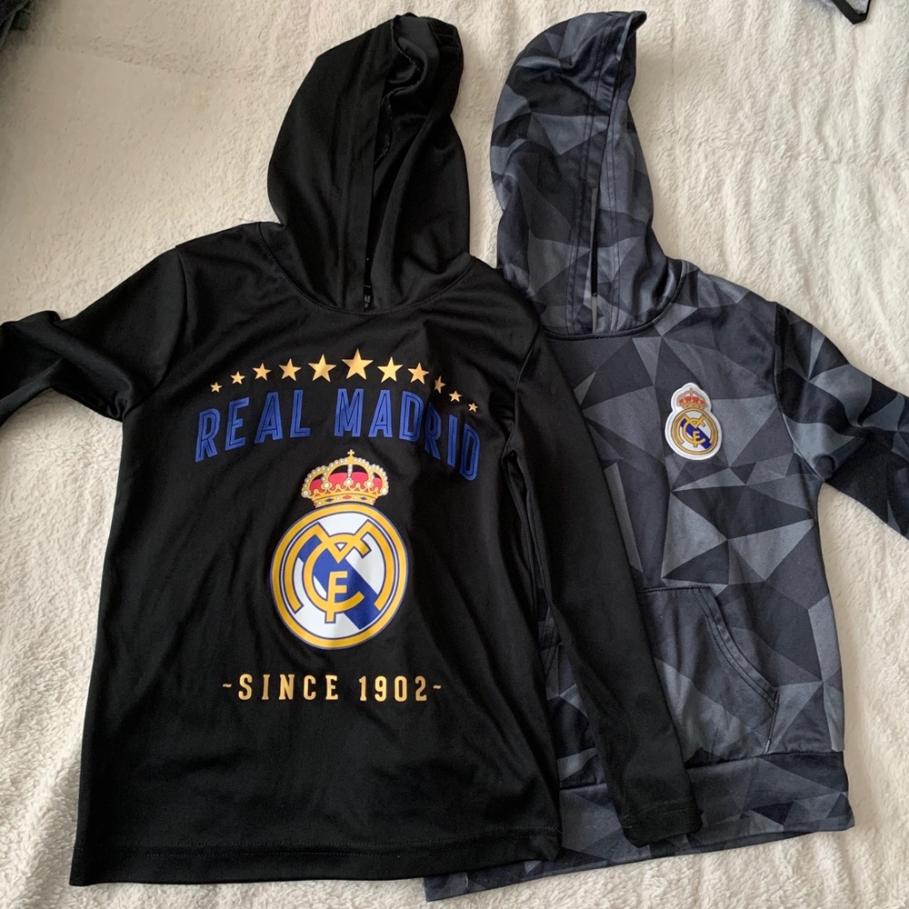 Real Madrid sweater and shirt